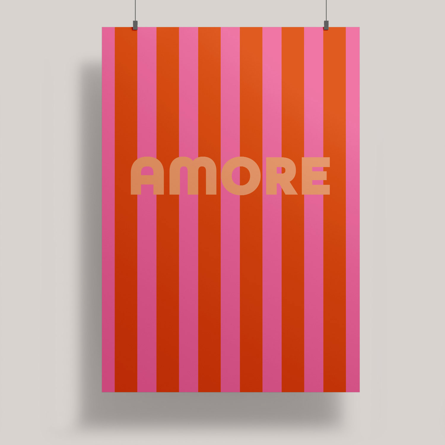 ArtPrint A4 - Modern Art - Amore ArtPrint A4 - Modern Art - Amore