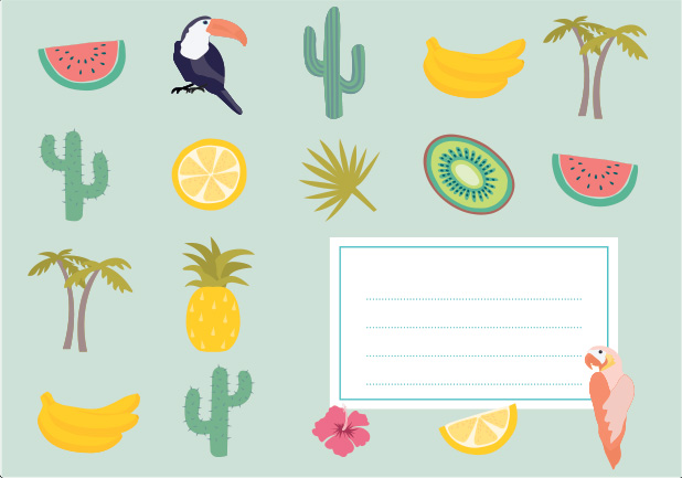 *Umschlag - crissXcross - Tropical *Umschlag - crissXcross - Tropical