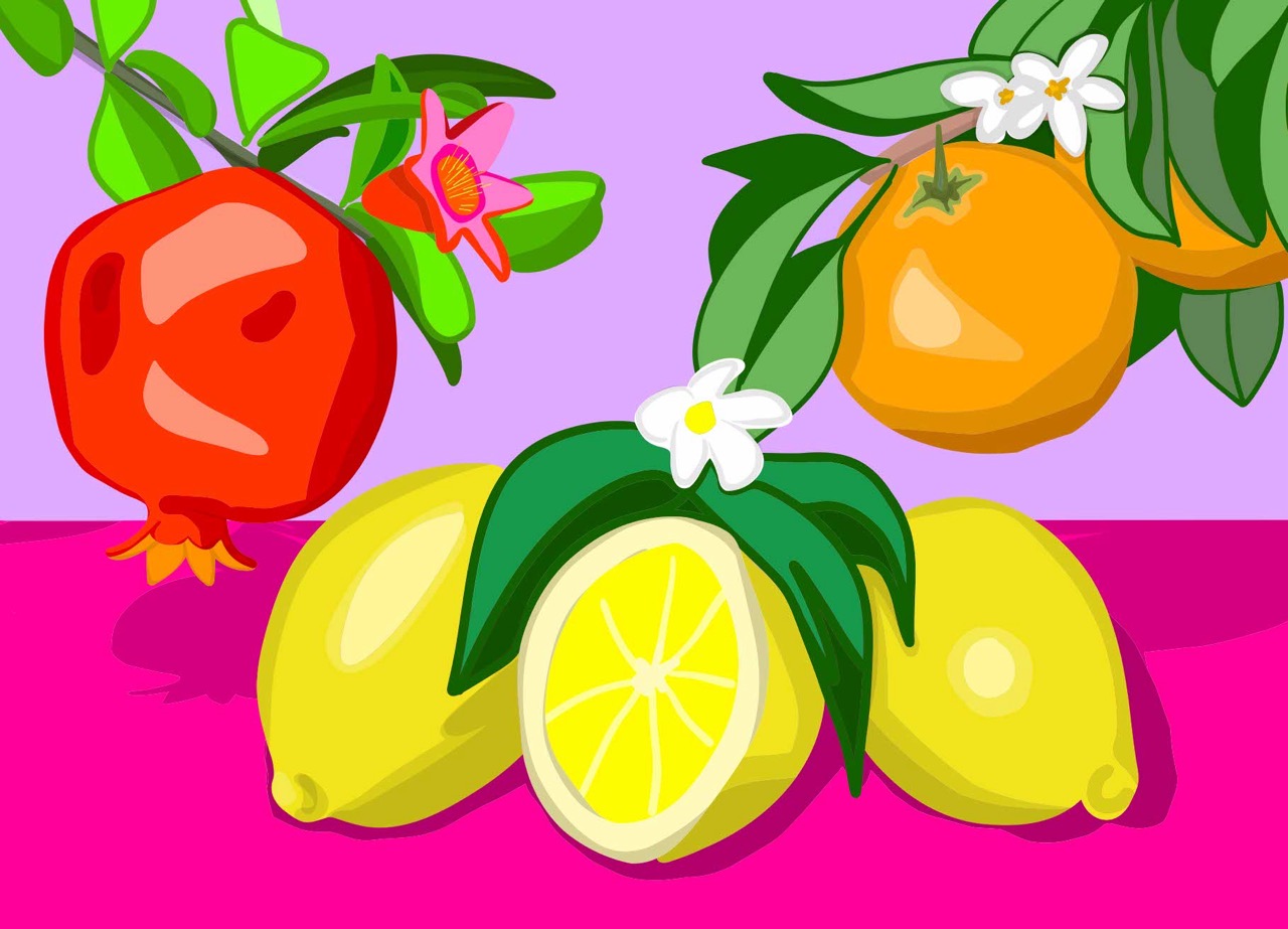 Postkarte - Limo & Mo - zitronen Postkarte - Limo & Mo - zitronen