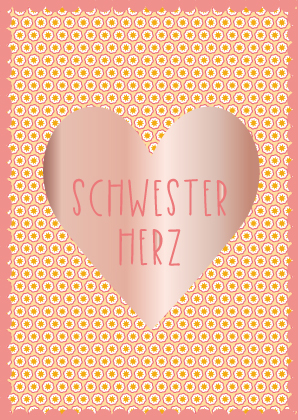 Postkarte - Toni Starck - Schwesterherz Postkarte - Toni Starck - Schwesterherz