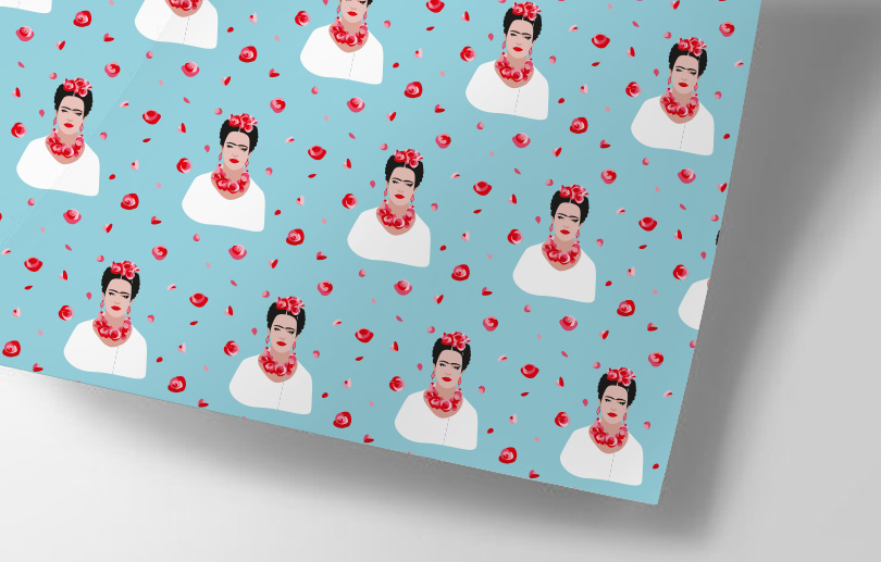 Geschenkpapier - Frida Kahlo