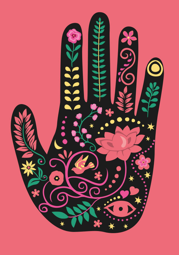 Postkarte - happiness - Asia Hand Postkarte - happiness - Asia Hand