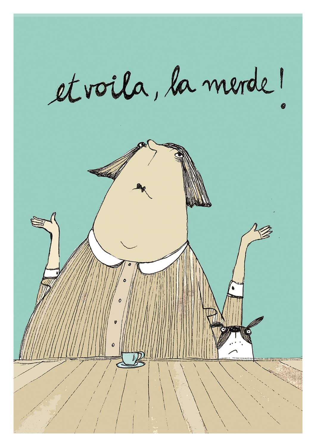 ArtPrint A4 - kittiekatstudio - la merde