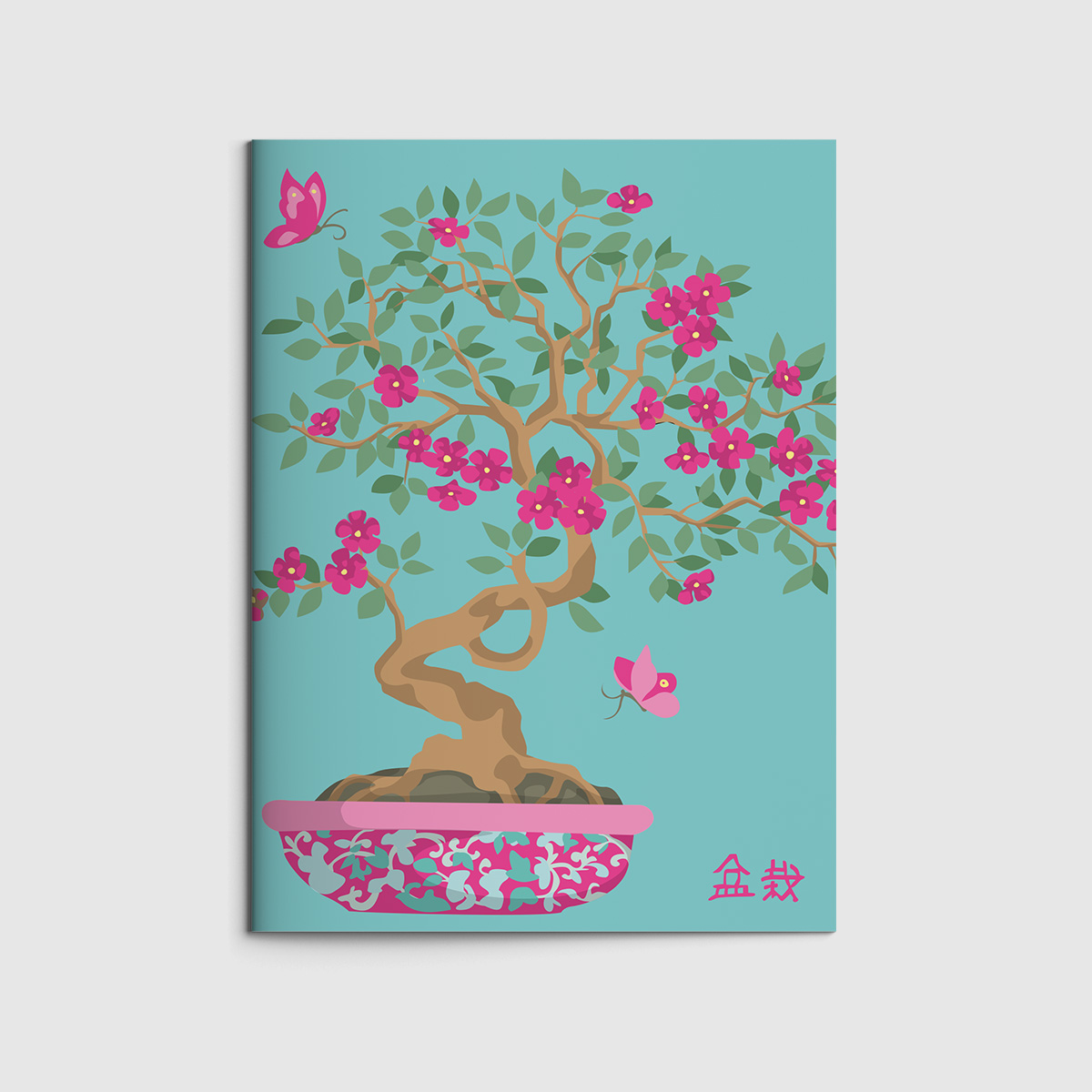 Notizheft A5 - Happiness - Bonsai