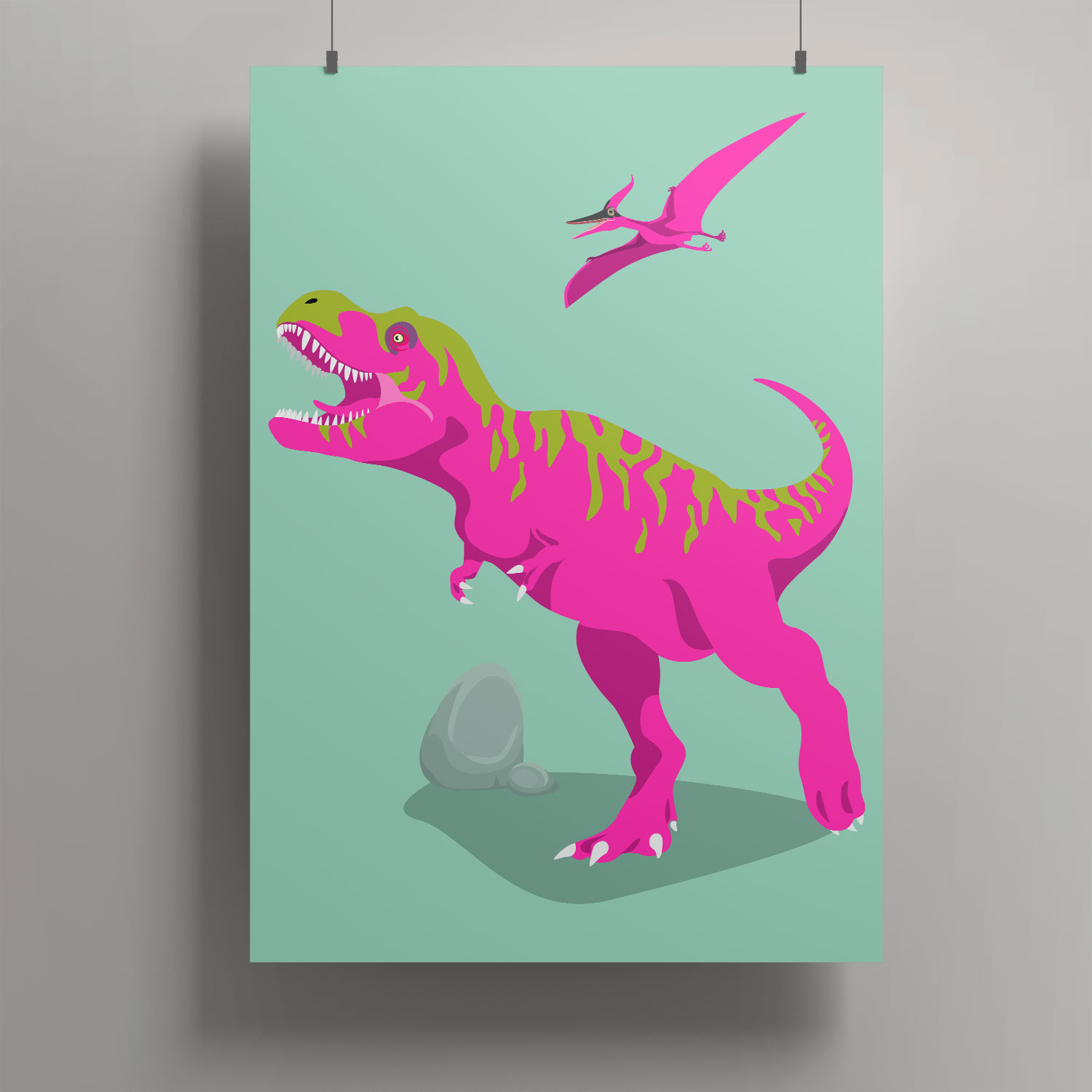 Artprint A3 - Dino