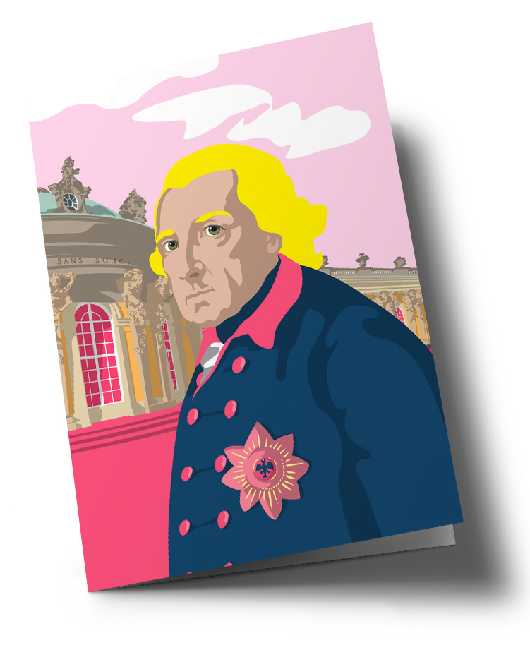 Klappkarte - Bon Voyage - Alter Fritz