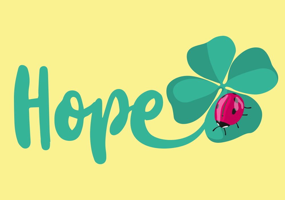 Postkarte - Lucky Cards - Hope