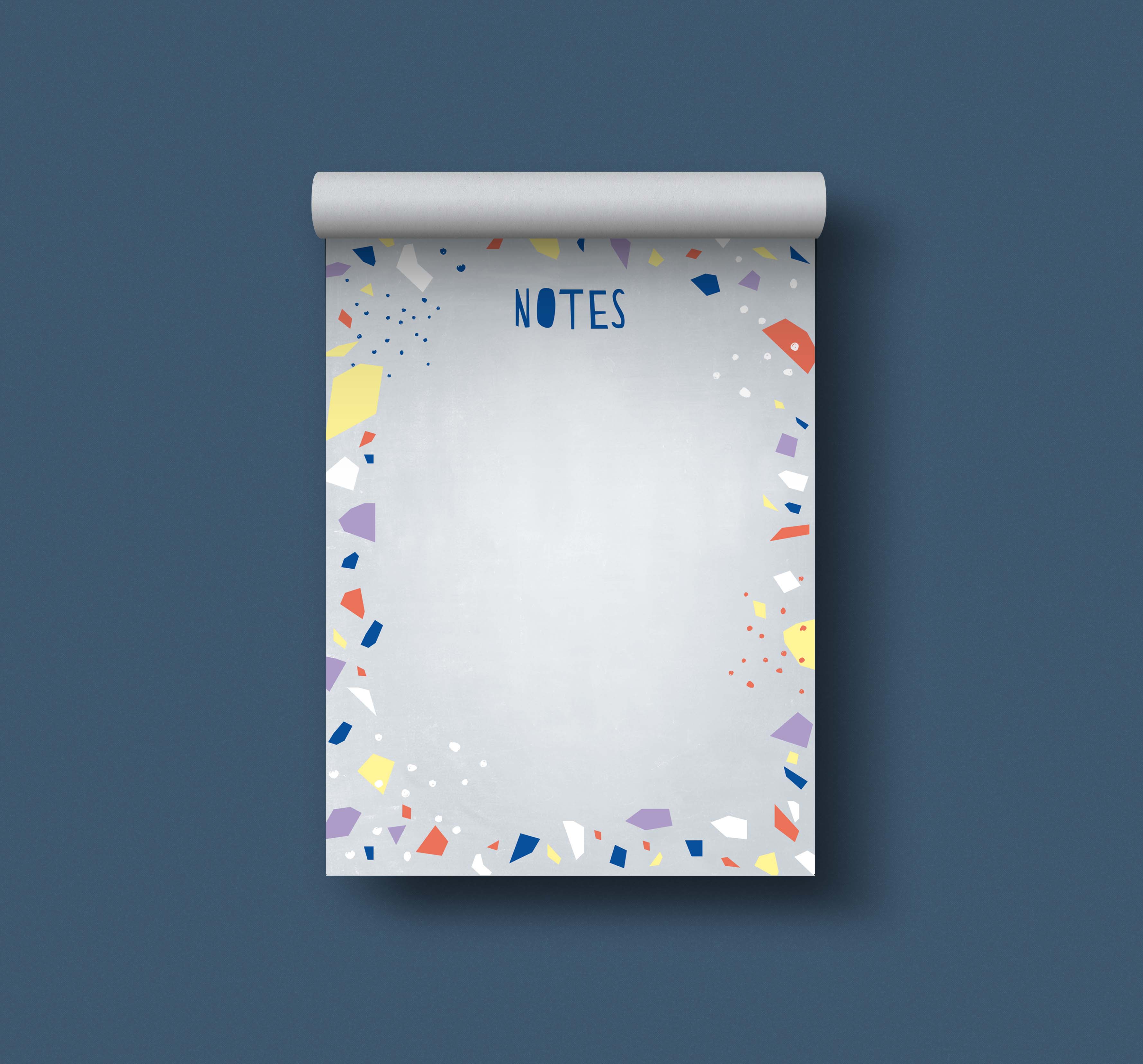 Block A6 - Designfräulein - Terrazzo Notes