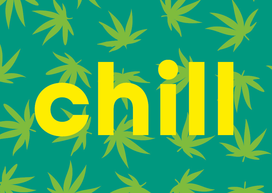 Postkarte - happy wrong - chill