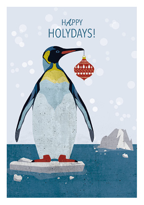 Postkarte - Daria Ivanova - Pinguin