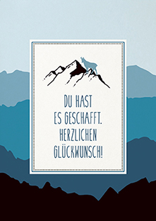 Postkarte - La Card - Gemse
