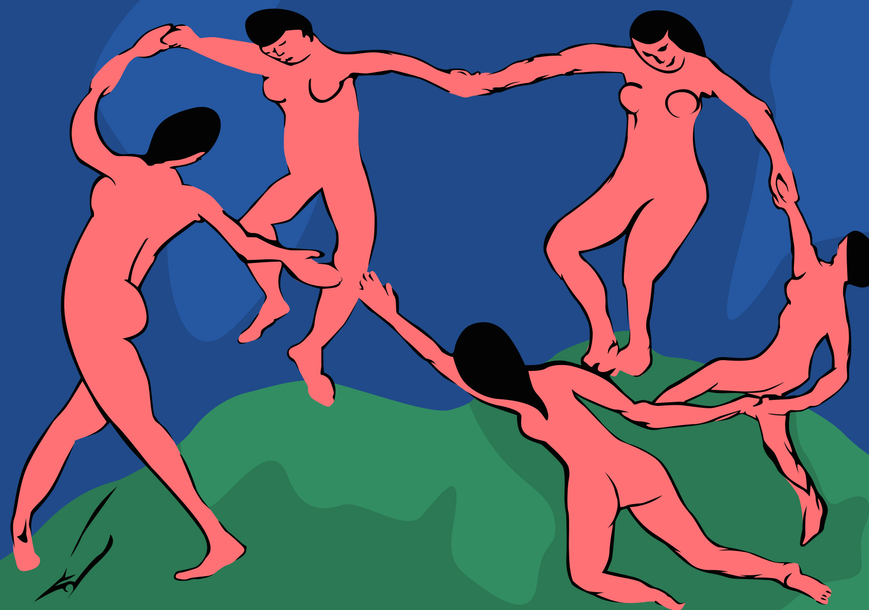 Postkarte - "La Danse" Henri Matisse
