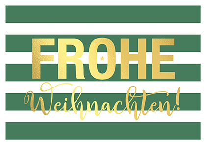 Postkarte - La Card - Weihnachten, green Postkarte - La Card - Weihnachten, green