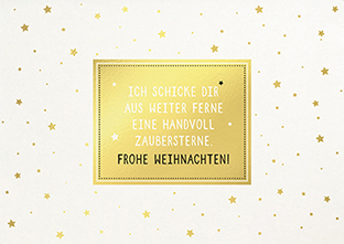 Postkarte - La Card - Zaubersterne