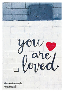 Postkarte - La Card - You are loved