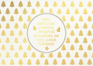 Postkarte - La Card - Viele Plätzchen Postkarte - La Card - Viele Plätzchen