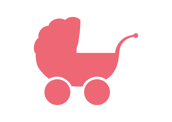 Postkarte - luminous - Kinderwagen Postkarte - luminous - Kinderwagen