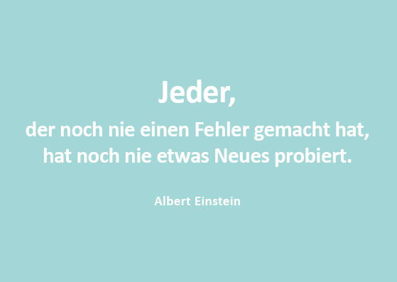 Postkarte - Wortsinn - Jeder der noch nie... Albert Einstein