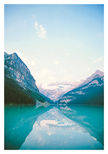Postkarte - La Card - Mountain lake