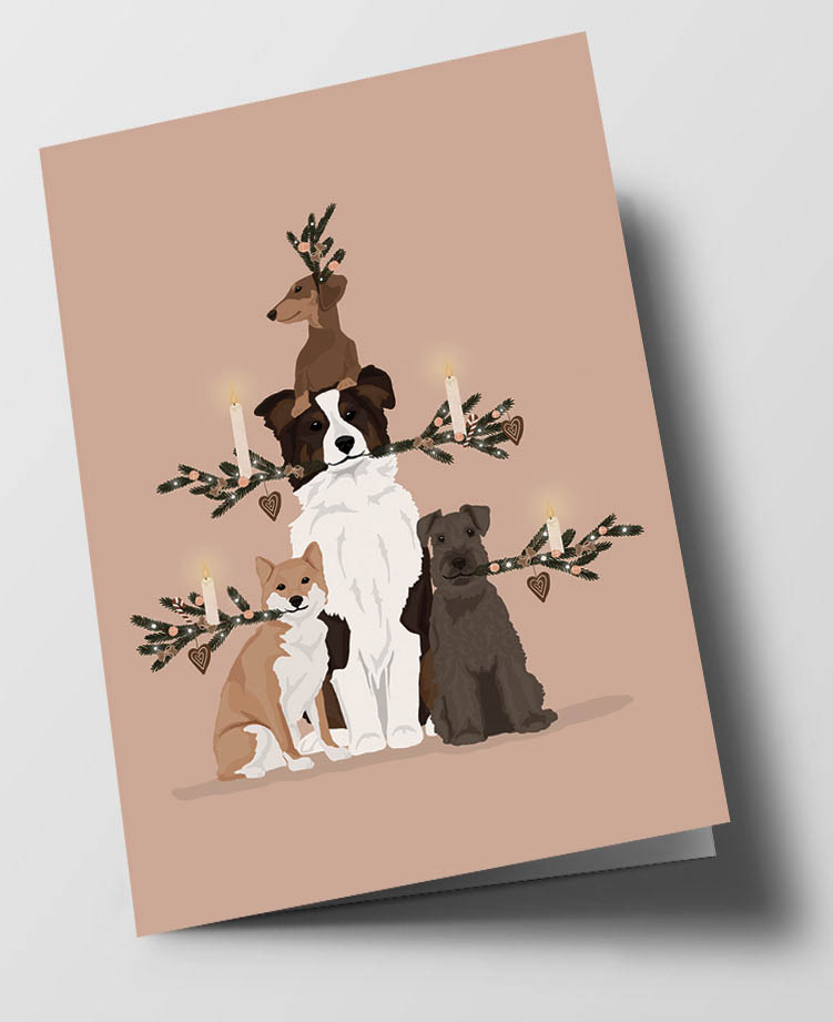 Klappkarte C6 - Alfie's Greetings - Christmas Tree