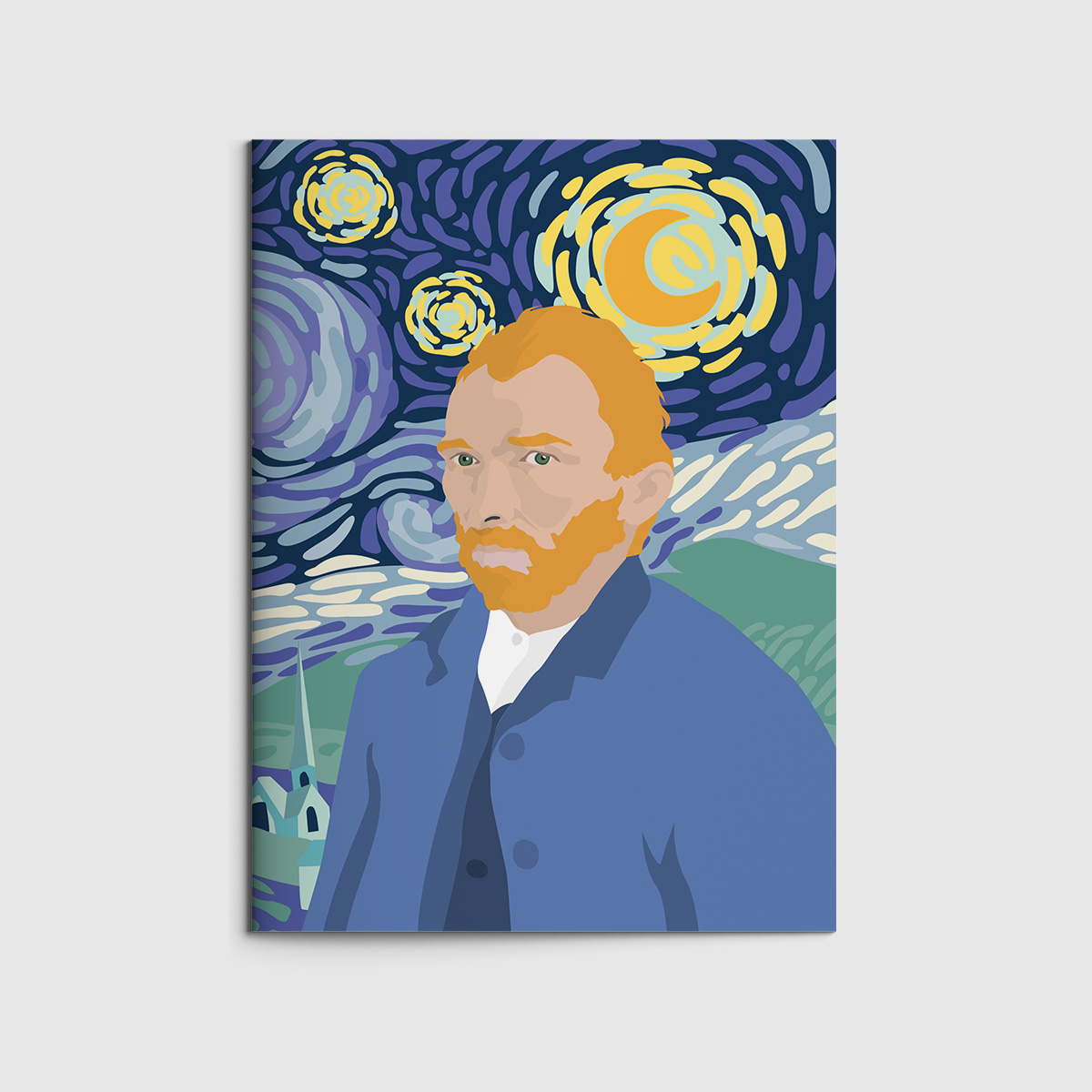 Heft A6 - Museum Art - starry night, van Gogh Heft A6 - Museum Art - starry night, van Gogh