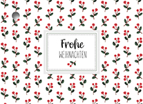 Geschenkanhänger - Mistelnmuster Geschenkanhänger - Mistelnmuster