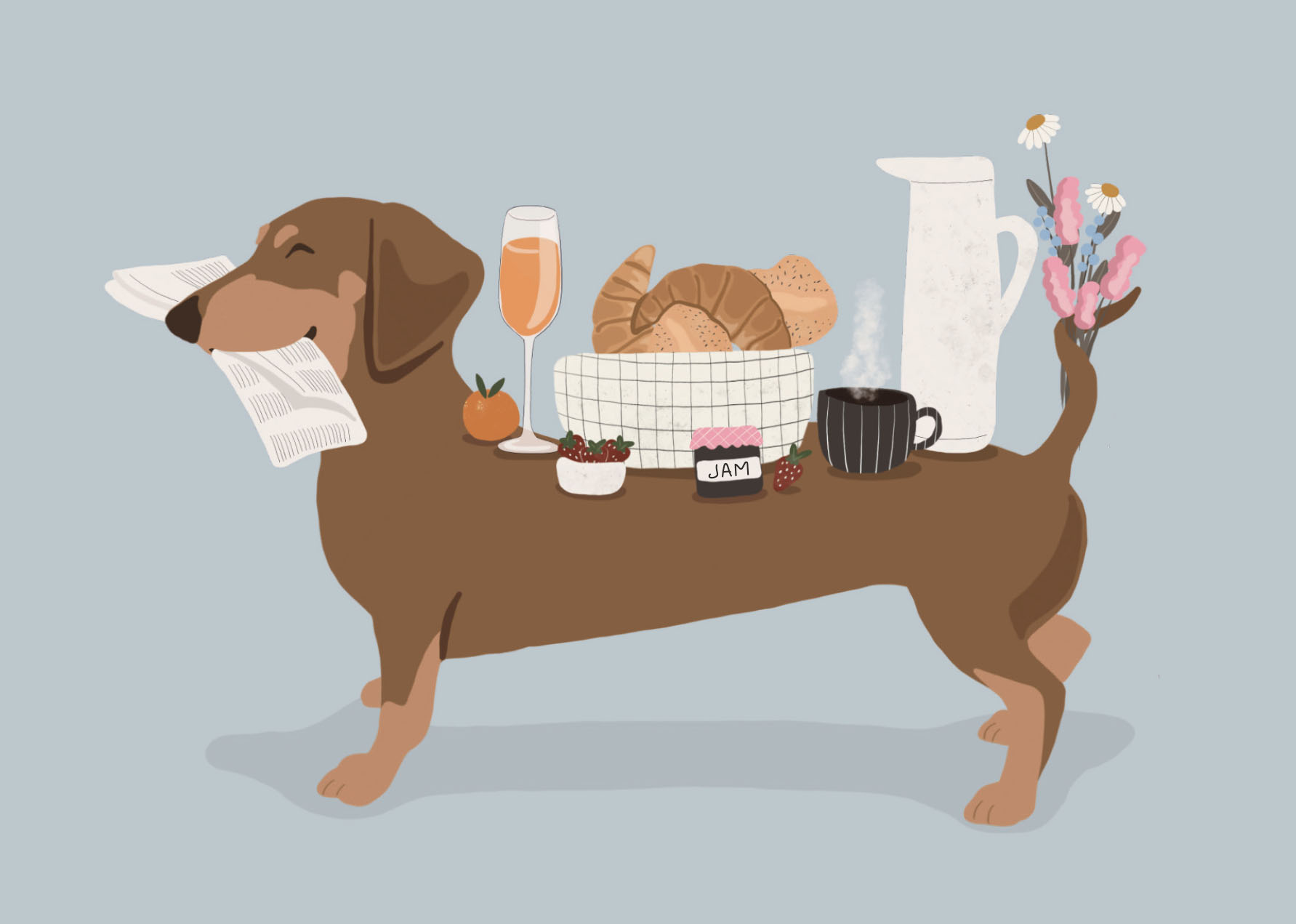 Postkarte - Alfie's Greetings - Sunday Brunch