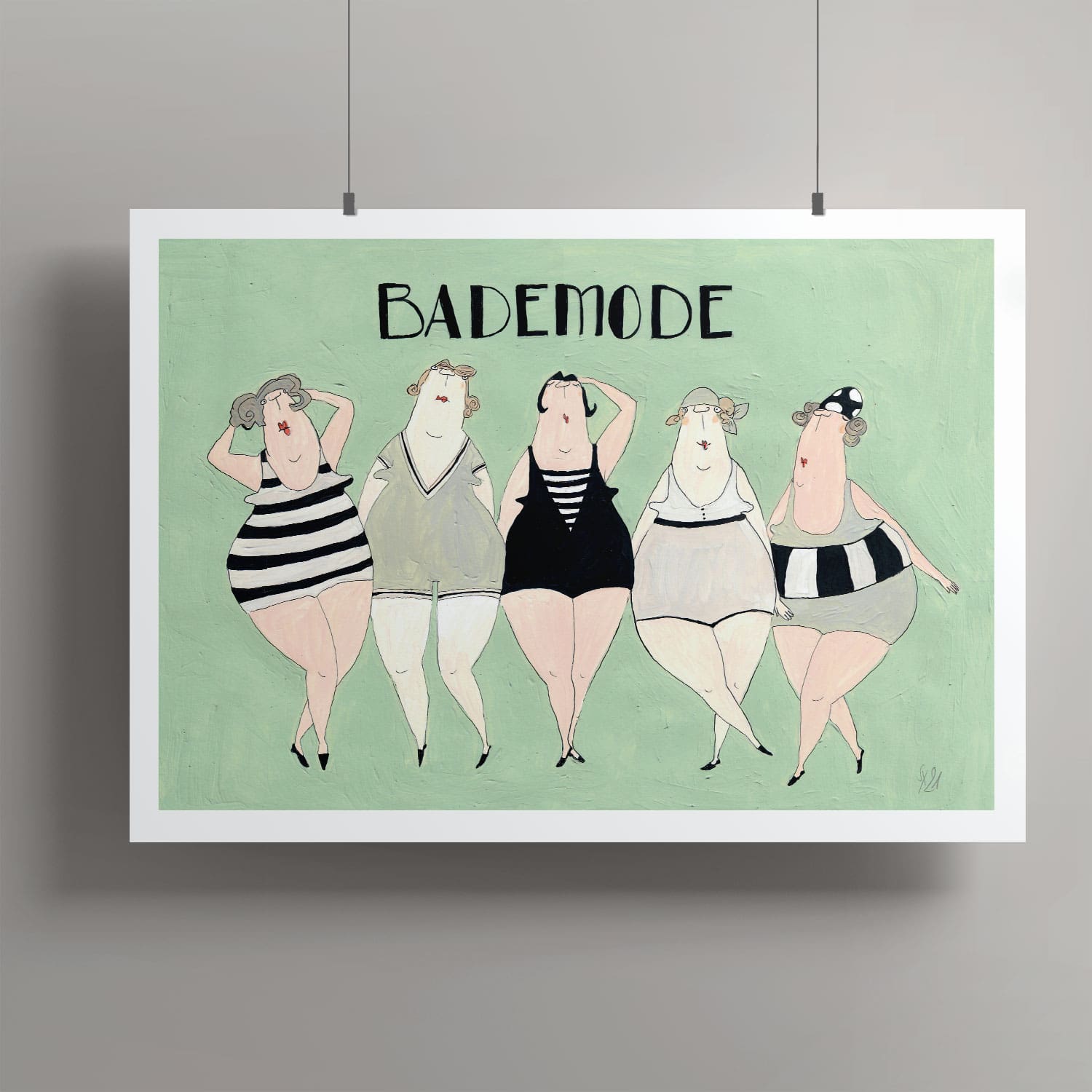 Artprint A3 - kittiekatstudio - bademode Artprint A3 - kittiekatstudio - bademode