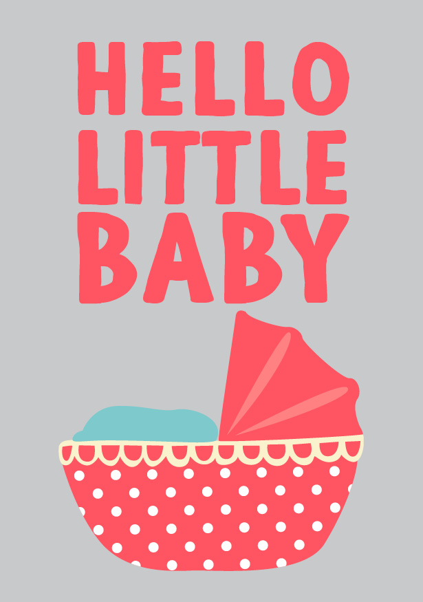 Postkarte - luminous - Little Baby