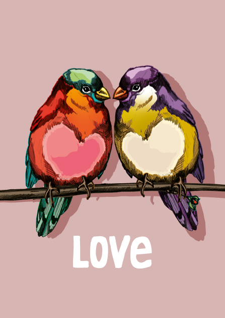 Postkarte - illi - Puwai Love Postkarte - illi - Puwai Love