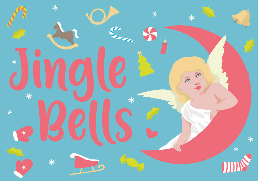 Postkarte - crissXcross - jingle bells