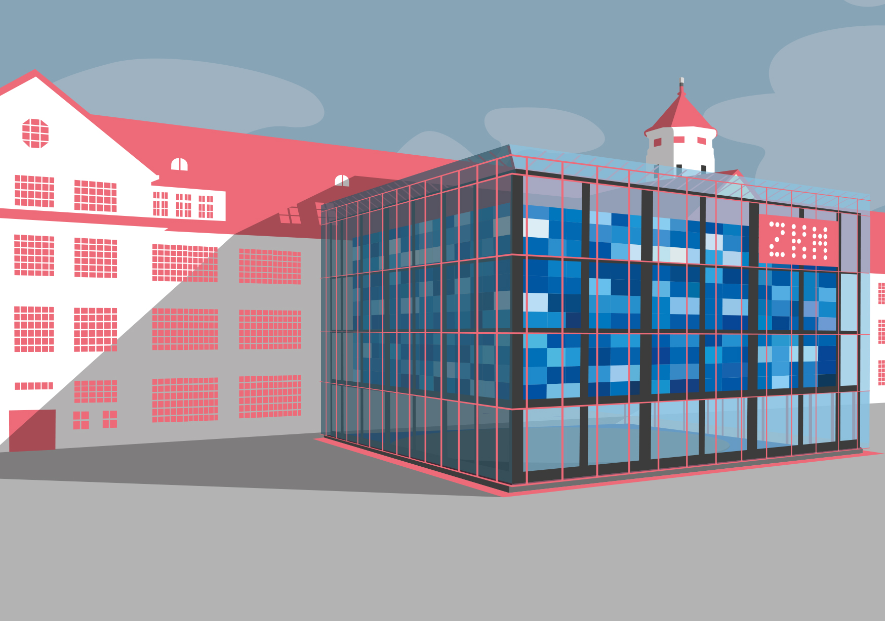 Postkarte -Bon Voyage- ZKM, Karlsruhe Postkarte -Bon Voyage- ZKM, Karlsruhe