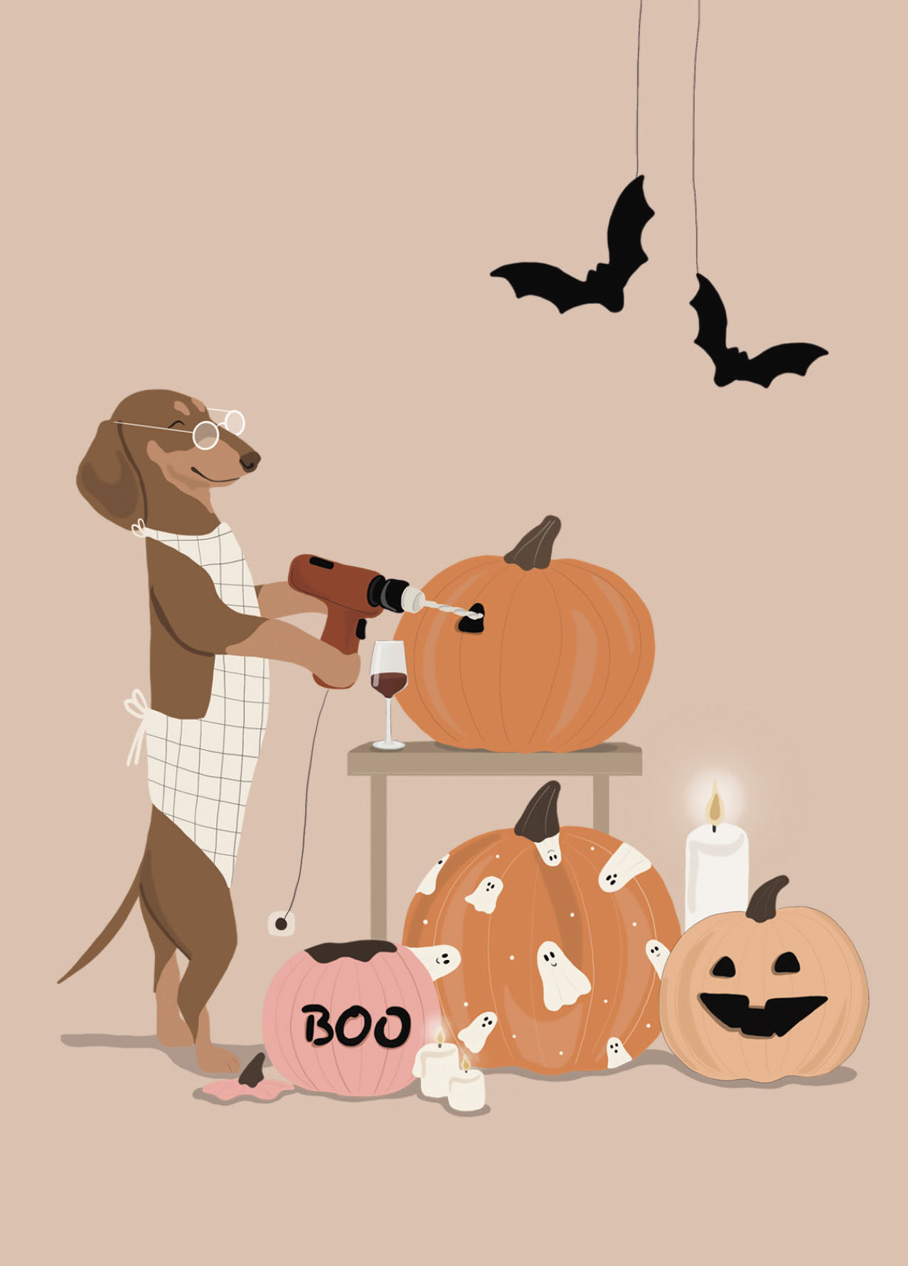 Postkarte - Alfie's Greetings - Halloween