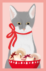 Minicard - Toni Starck - Biskuit Cat