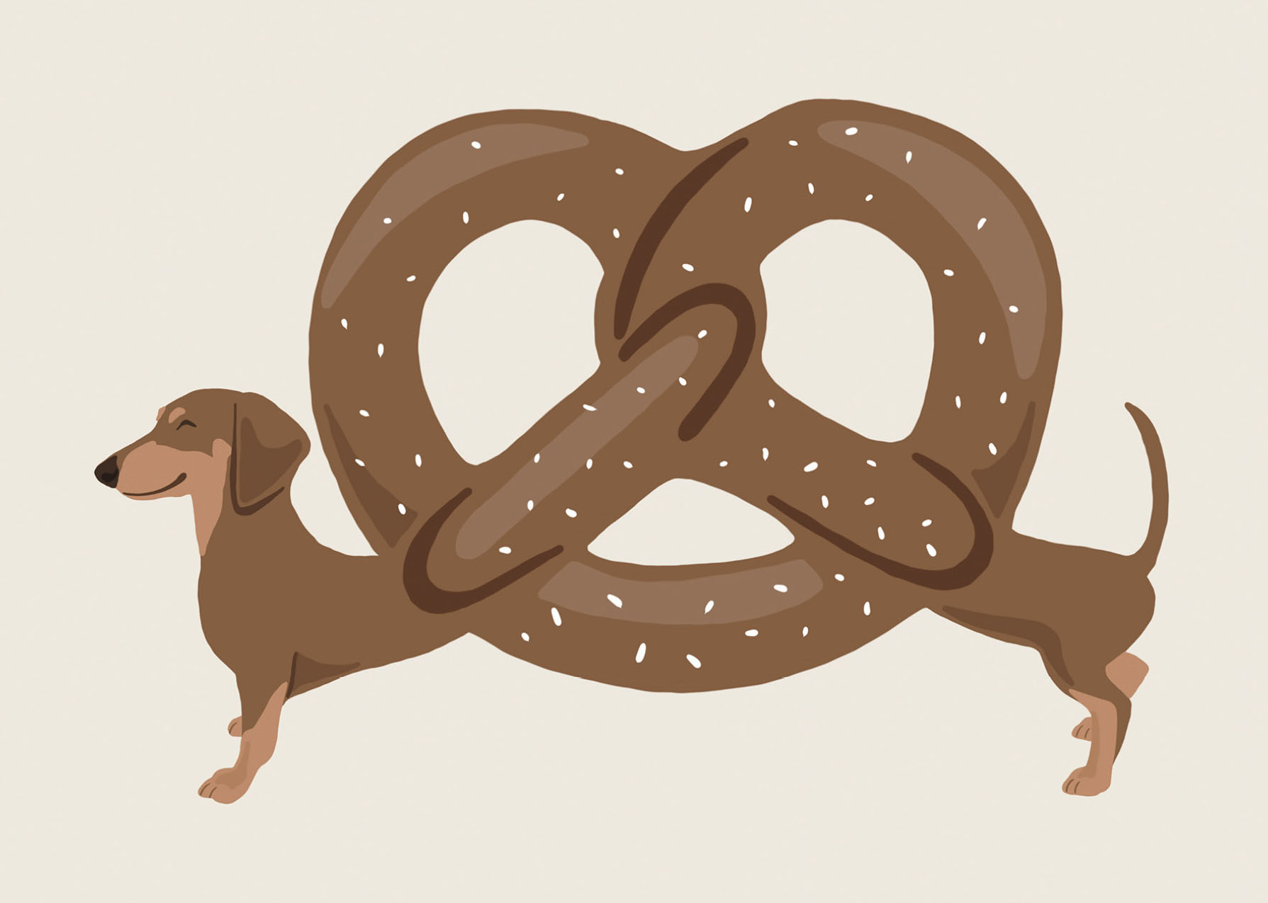 Postkarte - Alfie's Greetings - Pretzel
