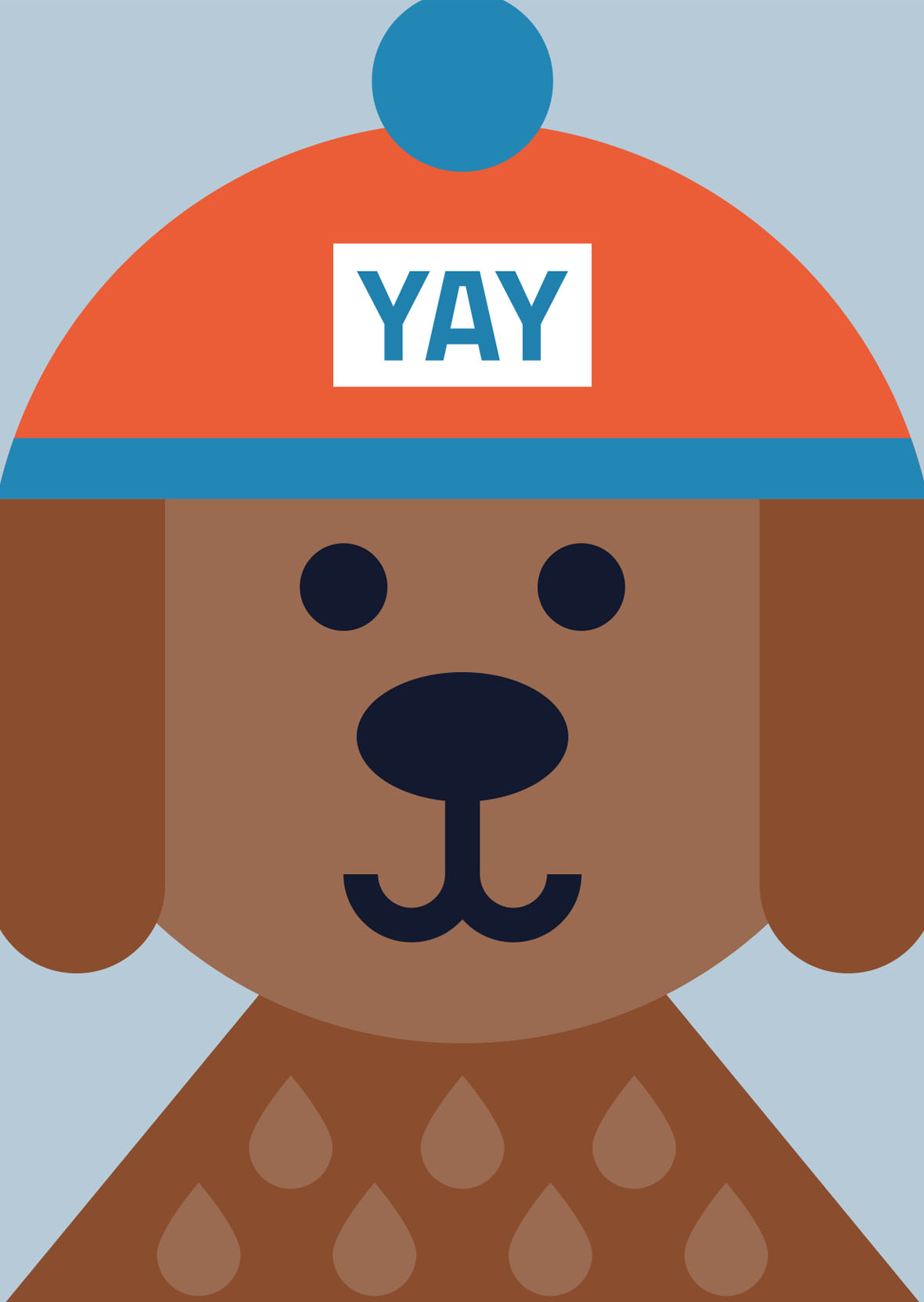 Postkarte - Designfräulein - Funny Faces - Hund Postkarte - Designfräulein - Funny Faces - Hund