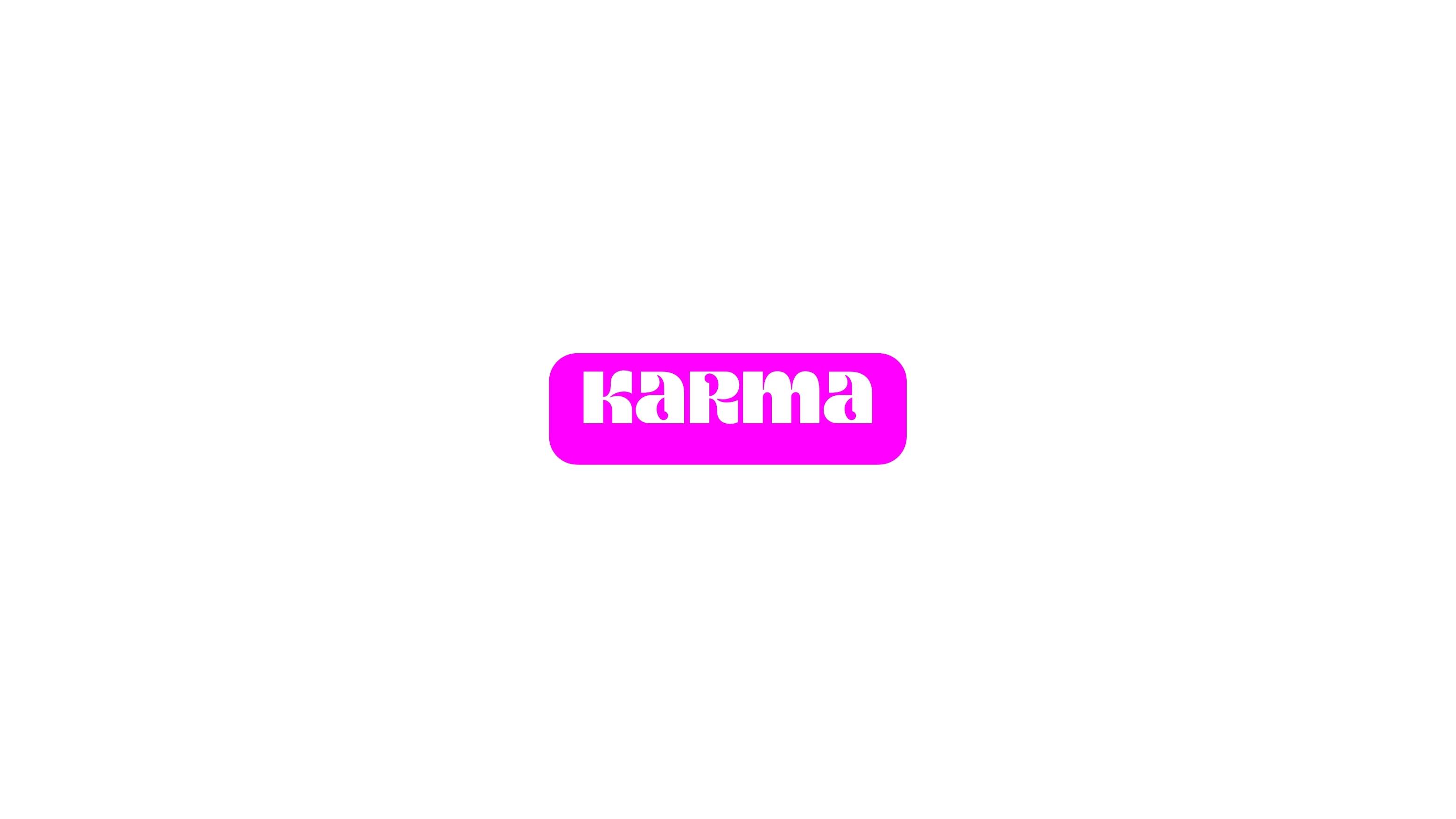 Bügelbild - karma