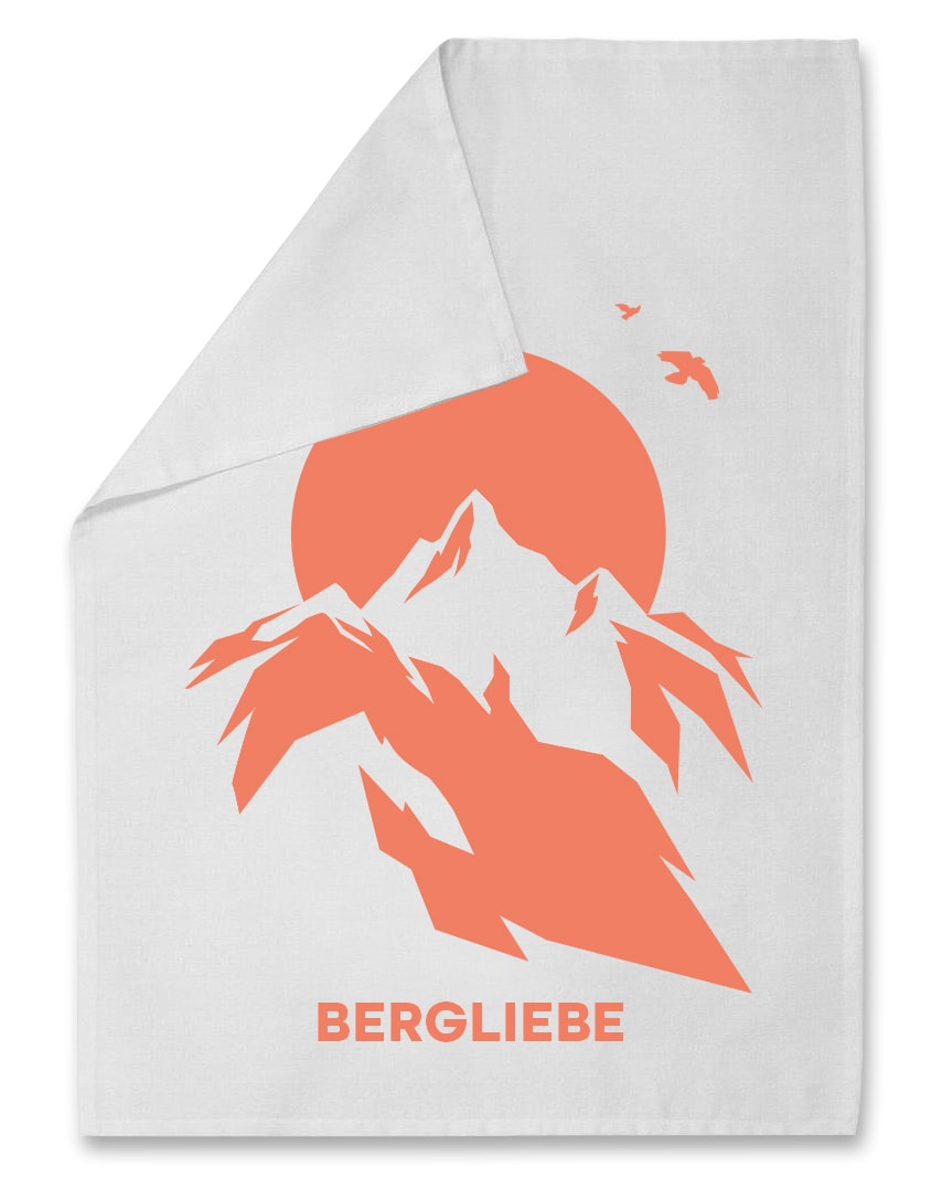 Geschirrtuch - Bergliebe