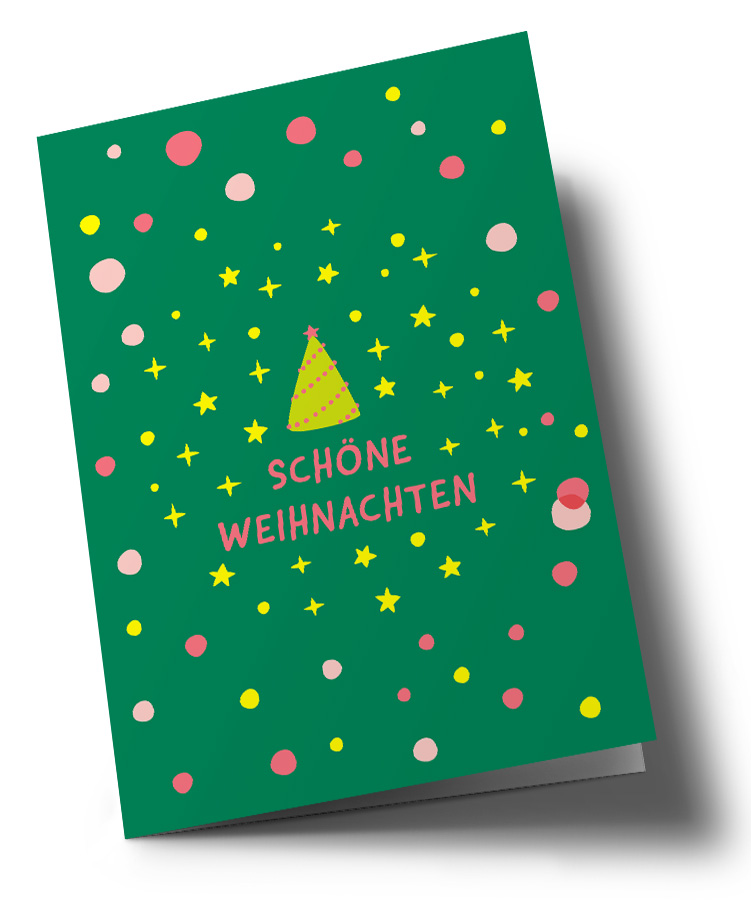 Klappkarte C6 - nola - schöne Weihnachten