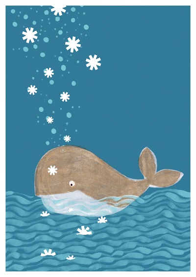 Postkarte - schönegrüsse - Walfisch