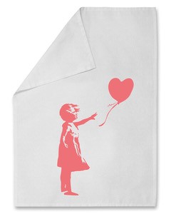 Geschirrtuch - Balloongirl