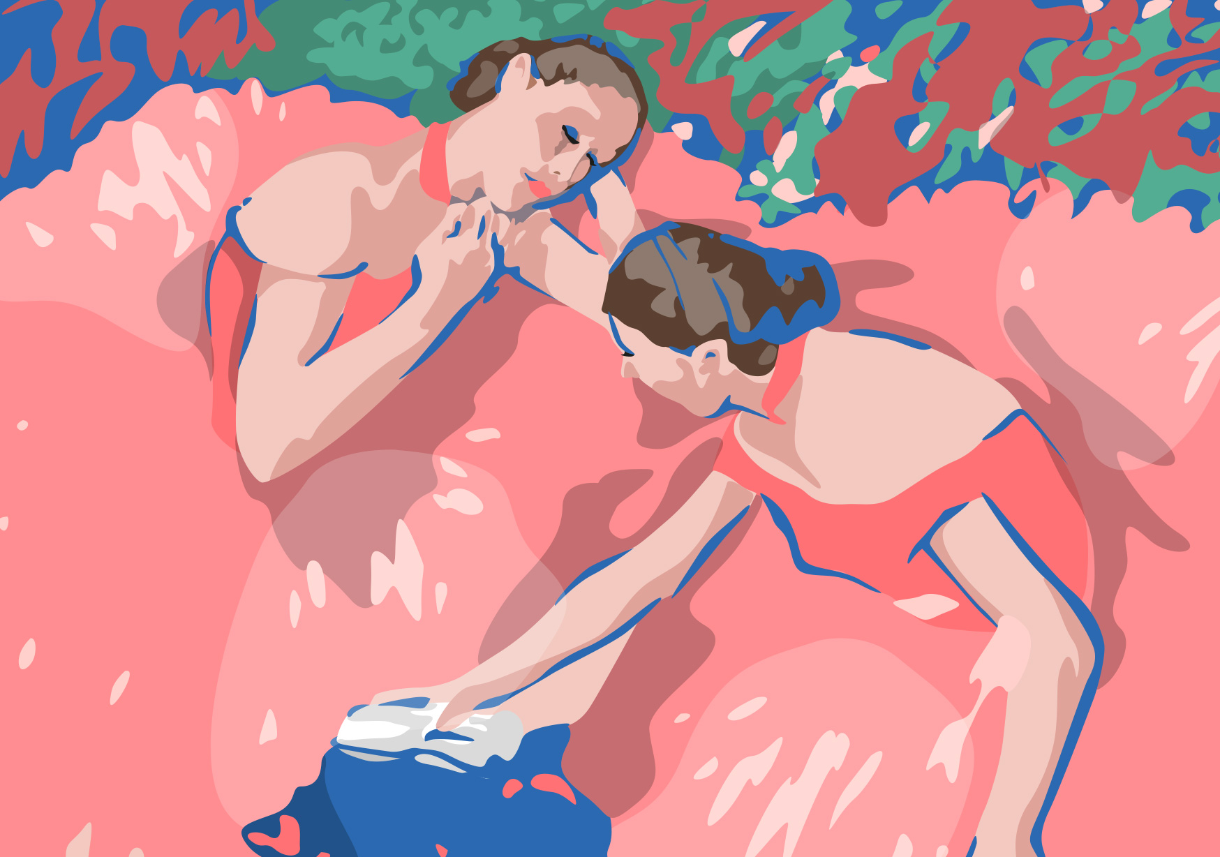 Postkarte - Museum Art - Two Dancers around 1898, Degas Postkarte - Museum Art - Two Dancers around 1898, Degas