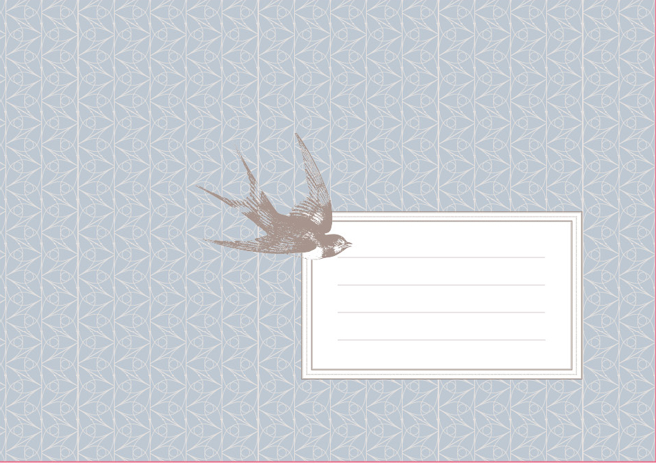 Umschlag - Toni Starck Pattern - Blue lightness Umschlag - Toni Starck Pattern - Blue lightness