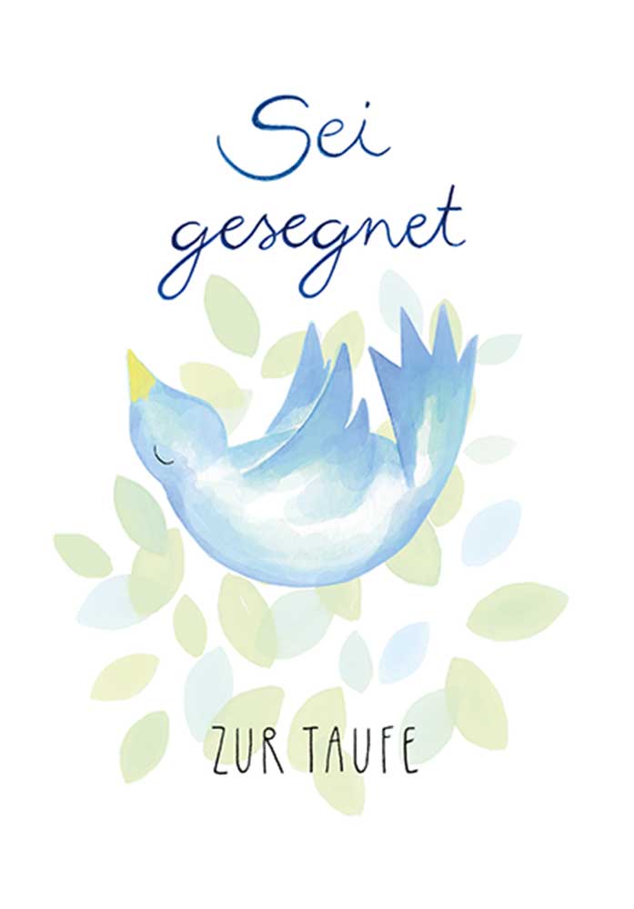 Klappkarte C6 - Tabea Güttner - Taufe
