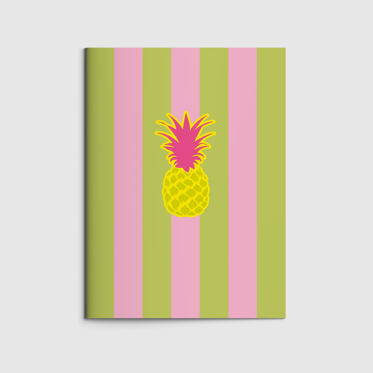 Notizheft A6 - Happy Wrong - Ananas