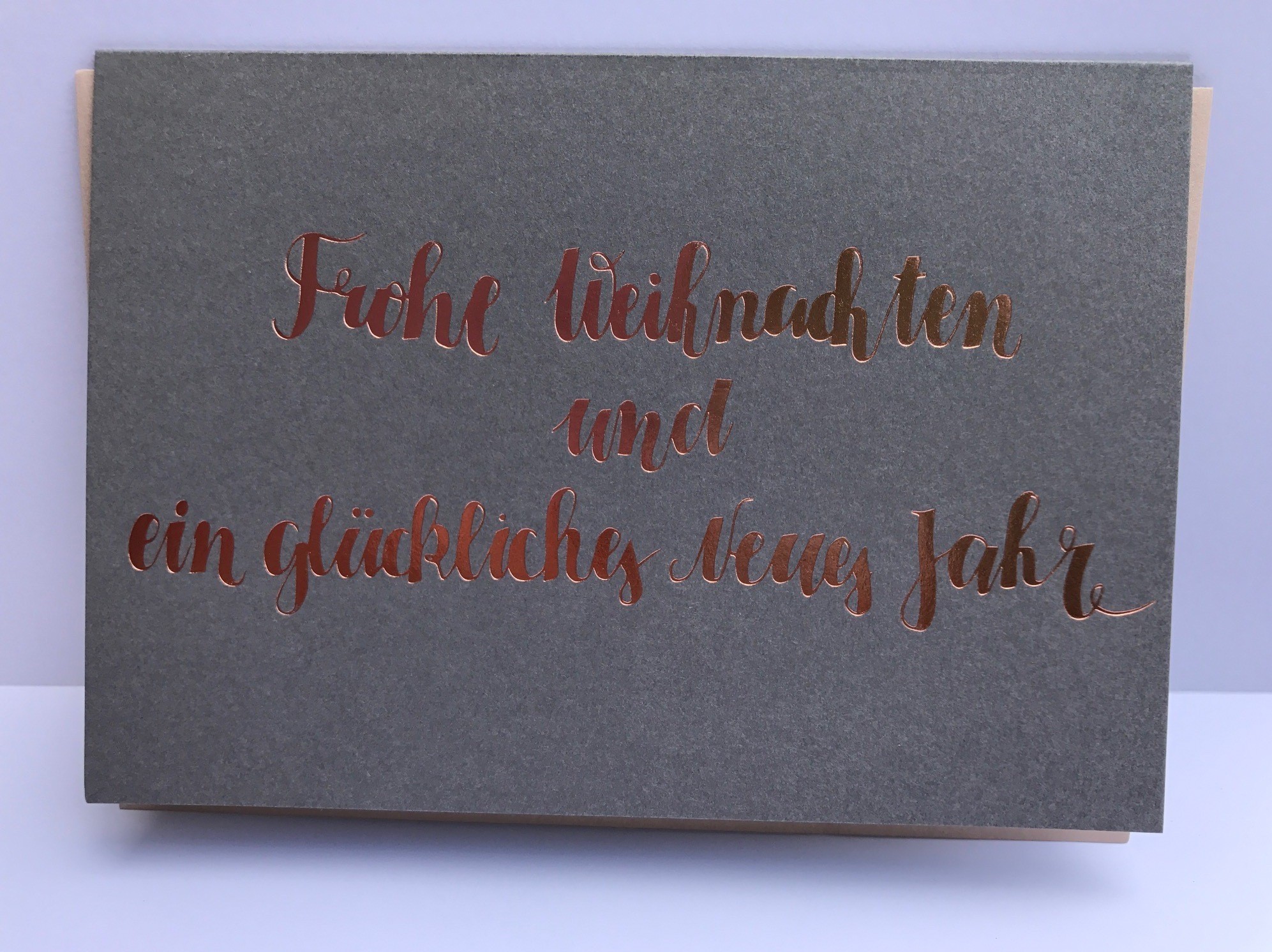 Klappkarte C6 - pure - Frohe Weihnachten