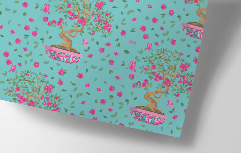 Geschenkpapier - Happiness- Bonsai Geschenkpapier - Happiness- Bonsai