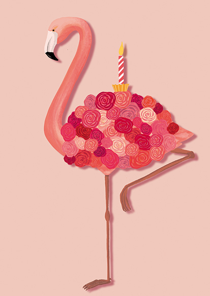 *PK - Toni Starck - Rosenflamingo