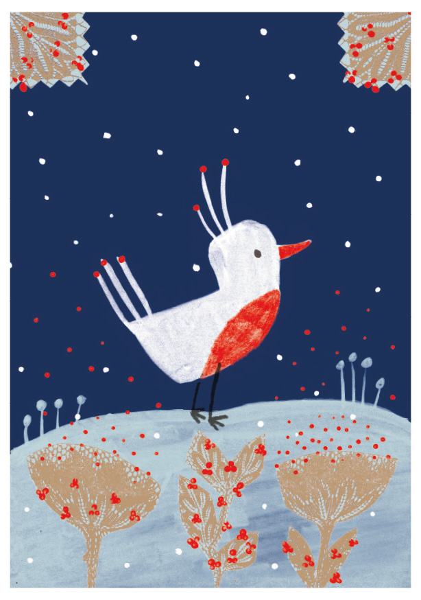 Postkarte - schönegrüsse - Winter - in der Winternacht