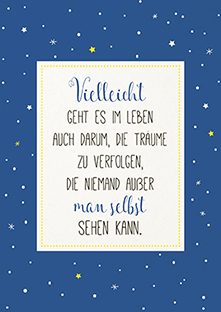 Postkarte - La Card - Träume